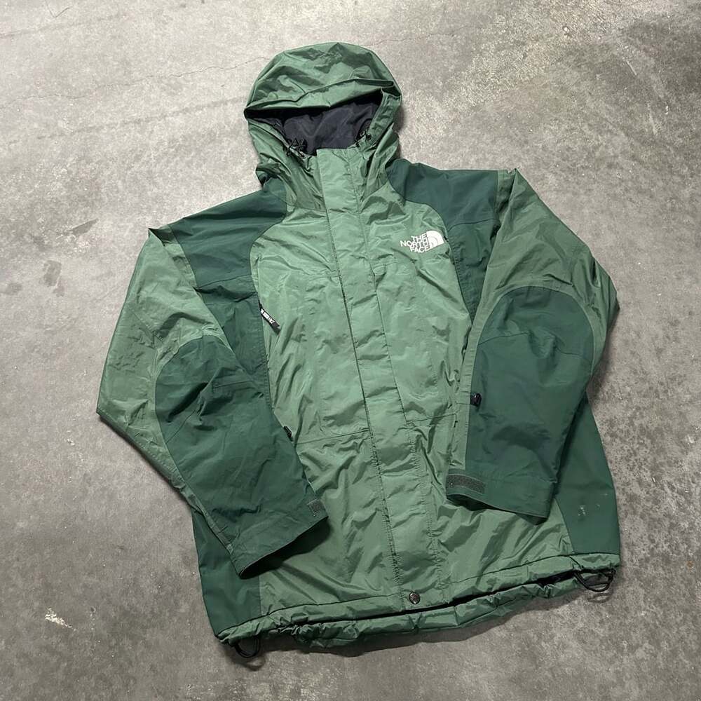 Vintage The North Face Gore-Tex Mountain Jacket Men's Large Green Parka